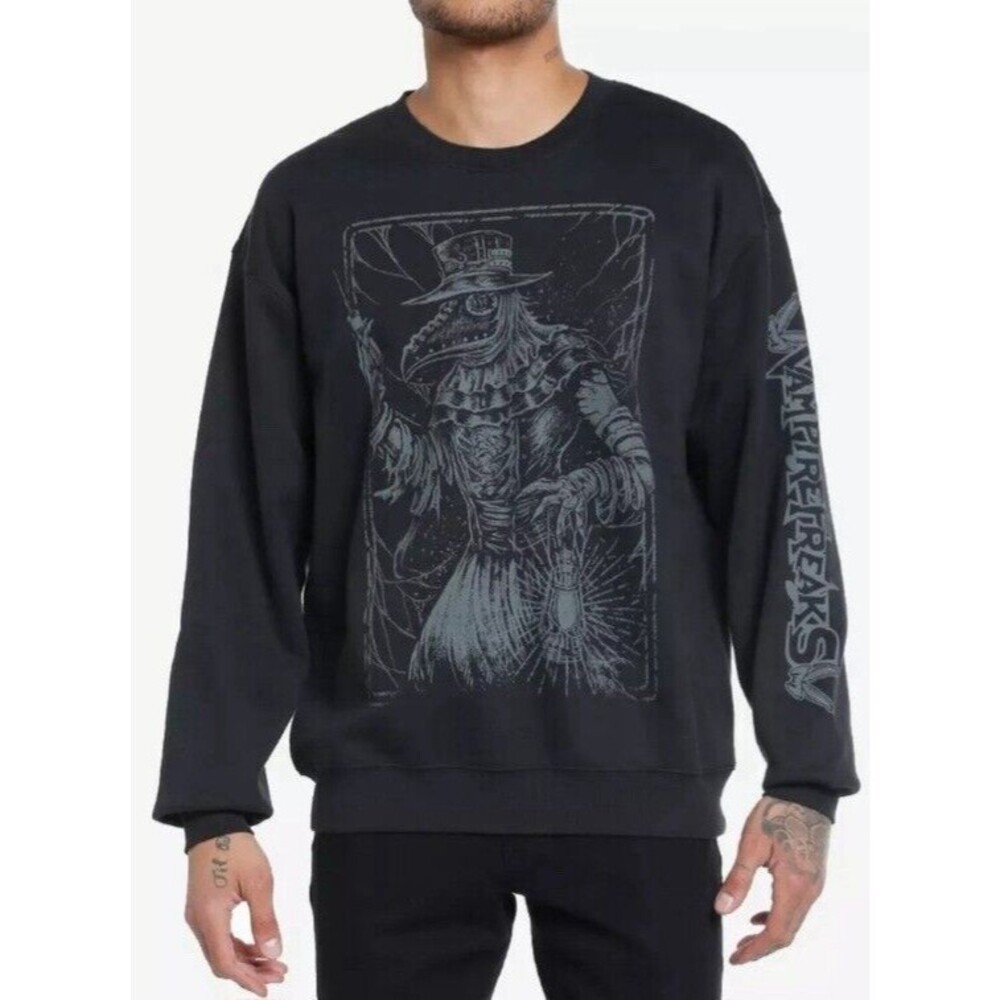 VampireFreaks Plague Doctor Sweatshirt – 2XL – NWT